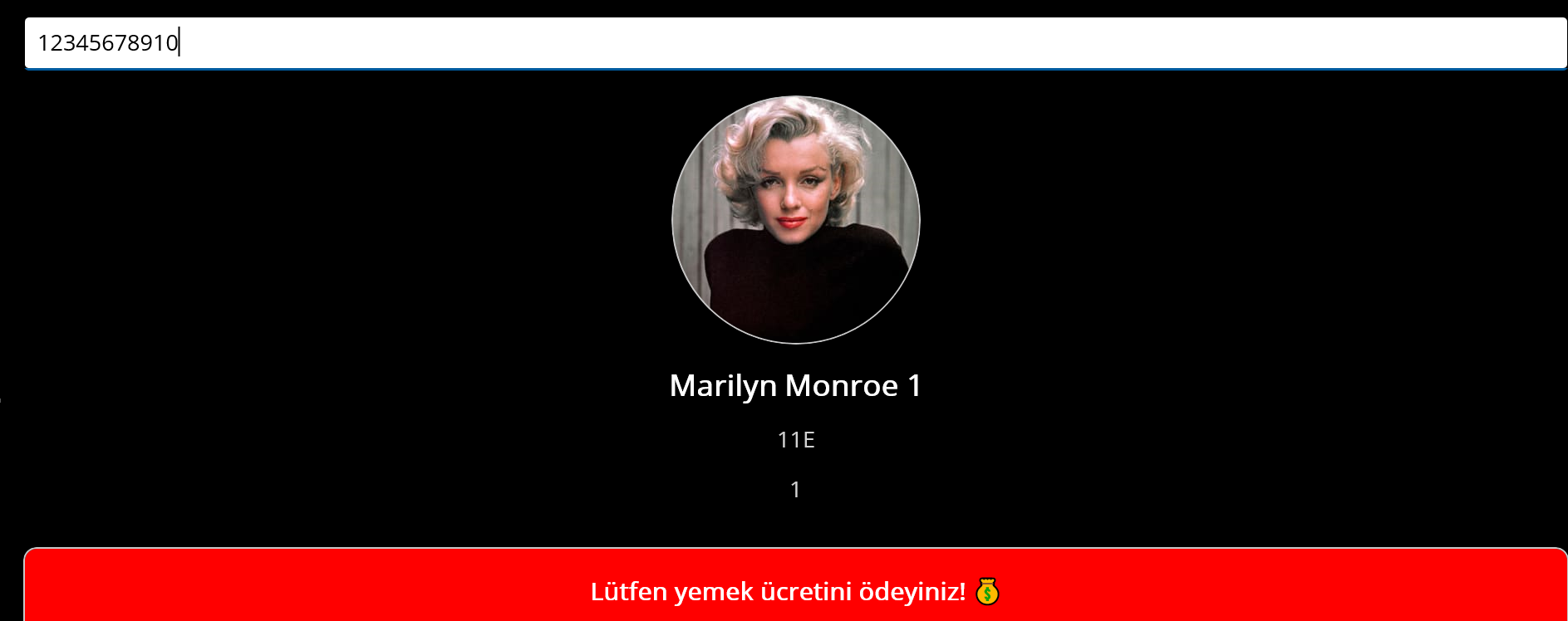 PansiyonYoklama sunum ekranı